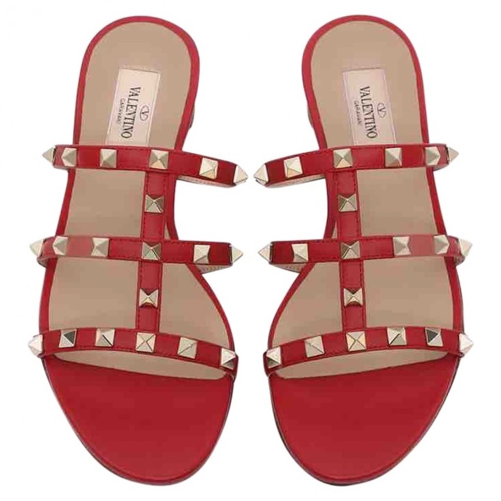 valentino garavani rockstud60mm slide sandals 40eu